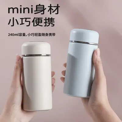 Taşınabilir mini cep bardağı, 316 paslanmaz çelik, termos - 2