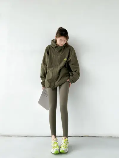 High-Elasticity Breathable Stepped-Foot Leggings, Extended Length - 6
