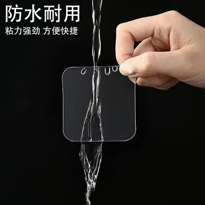 Transparent acrylic double-sided tape for drill-free wall mounting