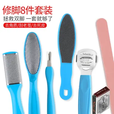 8-in-1 manikür ve pedikür seti, ayak törpüsü ve bimsaşı - 3