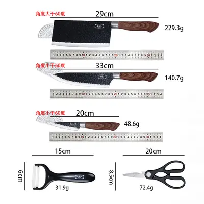 Yangjiang stainless steel kitchen knife set with knife holder - 10