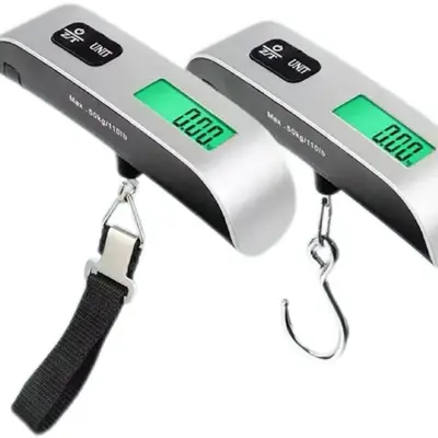 Express Luggage Hook Scale 50kg Portable Handheld Electronic Scale Household Travel Electronic Scale Mini Handheld Weighing Scale