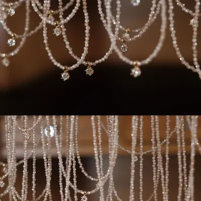 Kolye, Sanswood, gümüş, zirkon ve moissanite