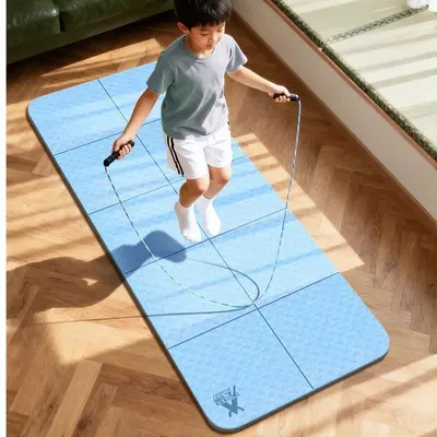 Üretici toptan TPE katlanabilir yoga matı öğle uykusu öğrenci uyku minderi taşınabilir kolay saklama çevre dostu kaymaz mat