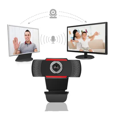 USB web kamerası 1080P HD, mikrofon, sürücü gerektirmez - 4