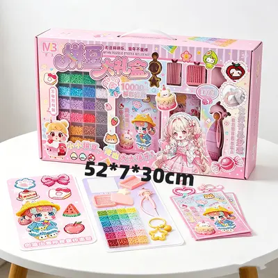 Bügelperlen-Bastelset für Kinder, DIY-Geschenkbox - 2