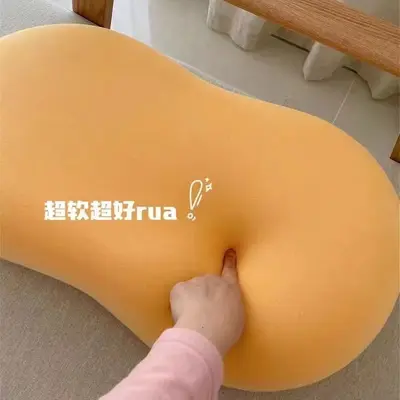Memory Foam Cervical Pillow with Cat Belly Design