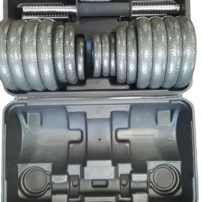 Dambıl fitness seti, boyalı halter seti, 50 20 30 15kg 10kg kadınlar için monte edilmiş küçük dambıllar, çift. - 5