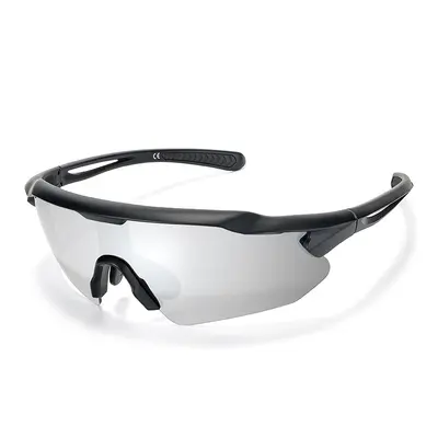 Kinder-Sportsonnenbrille, TR90-Rahmen, PC-Gläser, UV400, Größe M - 11