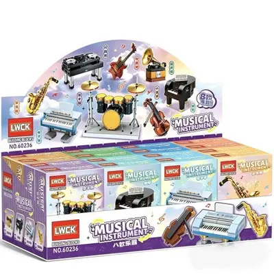 Piano and Drum Building Block Set, Children's Educational Toy - 5