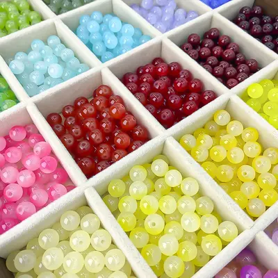 Glass Beads, Crystal DIY Jewelry Accessories, Bracelet Beads