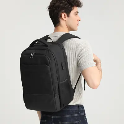 Neuer grenzüberschreitender Herren-Rucksack mit großem Fassungsvermögen Oxford-Stoff-Rucksack bedruckter LOGO Business-Laptop-Rucksack Reiserucksack