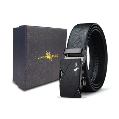 Paul's new men's automatic buckle everyday belt for young and middle-aged business use, versatile, wear-resistant and durable - 8