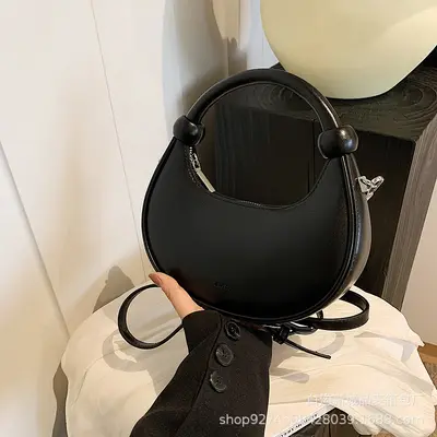 French Style Women's Dumpling Shoulder Bag - 6