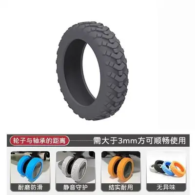 Luggage Wheel Protector Cover, Silent and Wear-Resistant Suitcase Roller Cover