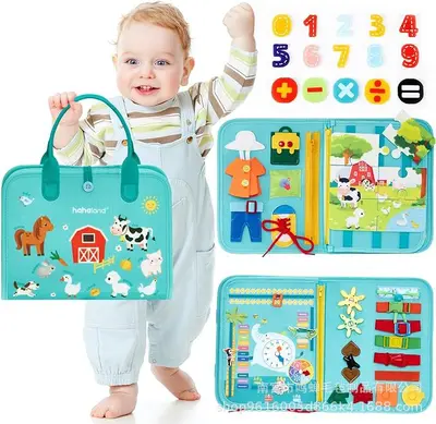 Felt Activity Board, Dress-Up Board and Educational Toy for Children - 10