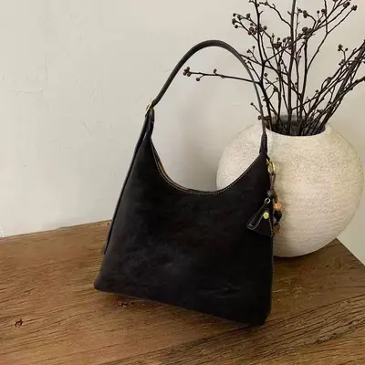 Vintage Damen-Umhängetasche aus Mattleder, großes Fassungsvermögen, Tote-Bag 2026
