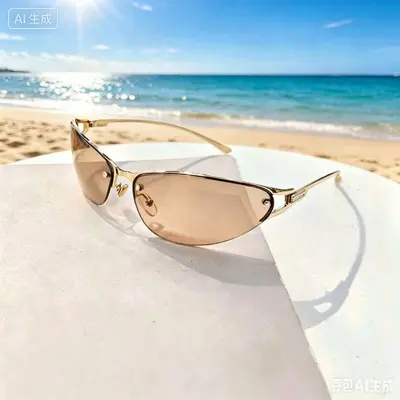 Women's Cat-Eye Metal Sunglasses, Gradient Lens, UV400 - 9