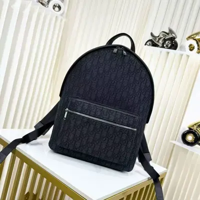 Unisex Canvas Backpack, Large Capacity, with Laptop Compartment - 4