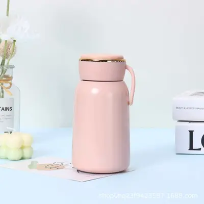 304 Stainless Steel Small Insulated Cup, Portable Cute Kids and Student Water Bottle - 10