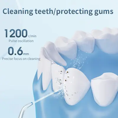 Taşınabilir oral irrigatör, sökülü tasarım, elektrikli tartar temizleyici