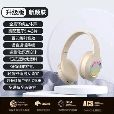 Over-Ear Bluetooth-Kopfhörer mit Tiefbass, für Handy und Computer - 8