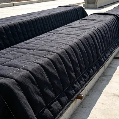 Winter Concrete Pavement Curing Insulation Blanket, Thick Cotton