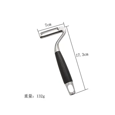 Zinc alloy vegetable peeler with non-slip handle - 7