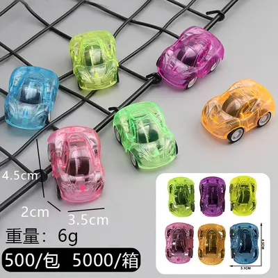Transparent Pull-Back Sedan Toy Car, for Children - 8
