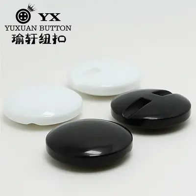 Manufacturer clothing accessories wholesale dark eye children's clothing buttons resin buttons black/white mushroom buttons in stock