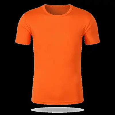 Quick-Dry Custom Logo Printed Round Neck Short Sleeve T-Shirt - 13