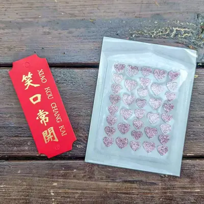 彩色闪片爱心痘痘贴水胶体遮瑕祛痘贴亲肤防水可上妆隐形遮痘贴 - 7