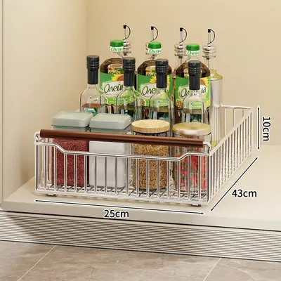 Çekilebilir Mutfak Depolama Sepeti, Multilevel, Meyve ve Sebze İçin - 6