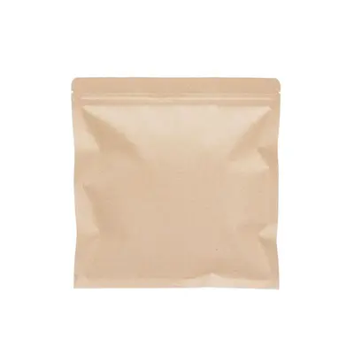 Aluminum Kraft Paper Tea Bag 357g Pu'er Zip-Top Light-Proof