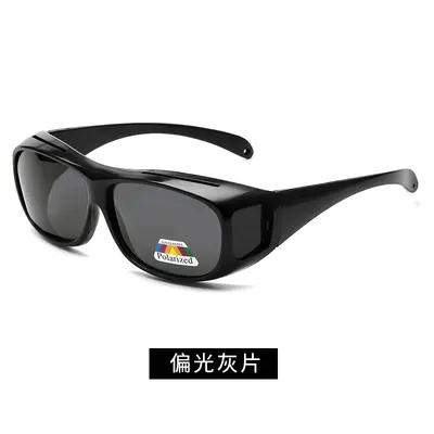 Outdoor cycling sunglasses, myopia set, polarized night vision glasses, men's and women's sunglasses, sports windproof and sandproof eyewear - 13