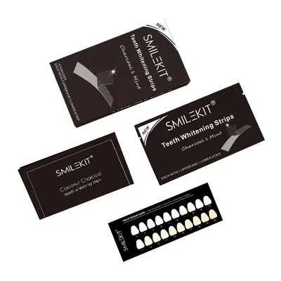 竹炭美白牙贴 活性炭牙贴 Teeth Whitening Strips美白牙贴