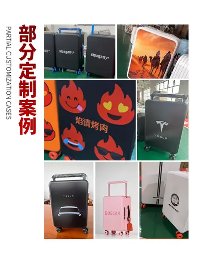 Customizable Trolley Luggage, Durable with Silent Spinner Wheels - 3