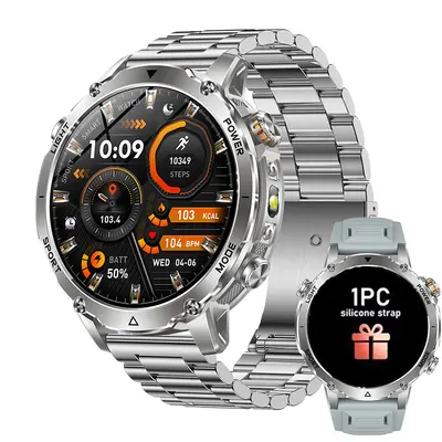AK106 Smart Watch with 1400mAh Battery, Bluetooth Calling and Flashlight - 9