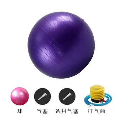 PVC Kalın Mat Yoga Topu 55 cm 65 cm 75 cm Fitness Topu - 11