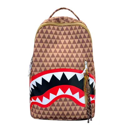 Shark Mouth Backpack Large Capacity Student School Bag Travel Commuter Backpack - 11