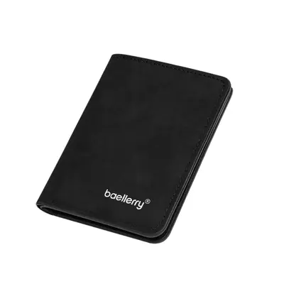 Men's Short Wallet with Student Card Holder, Anti-Theft PU Leather Wallet - 6
