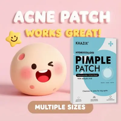 Blaue Hydrocolloid-Akne-Patches, 200er, mehrere Größen