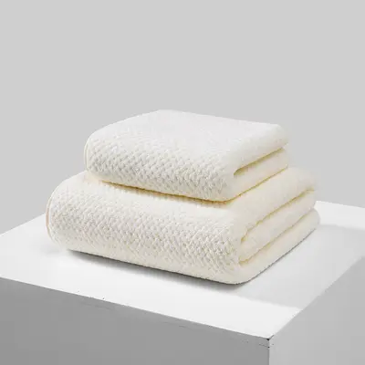 Antibacterial Thickened Large Bath Towel 90*170 Pineapple Grids Bath Towel Absorbent Home Face Towel Coral Velvet Towel Cross-border Wholesale - 10