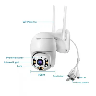 V380 camera A6, outdoor, waterproof, HD night vision