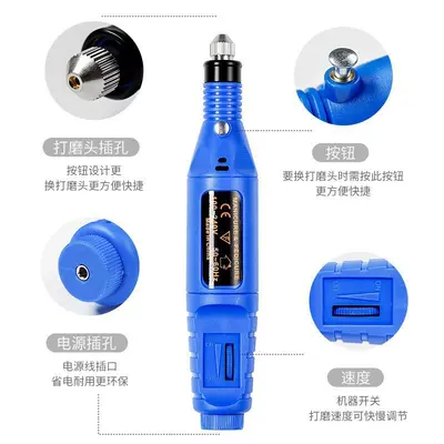 Taşınabilir Mini Elektrikli Tırnak Işleme Makinesi Kalem Tipi Zımpara Makinesi Tırnak Güzellik Cilalama Tırnak Aşındırma Aracı AliExpress Özel Ürün