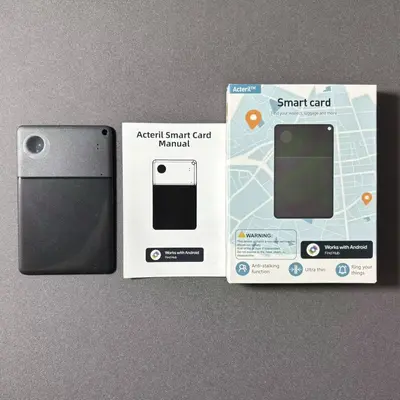Ultraflaches Portemonnaie mit GPS-Tracker - 7