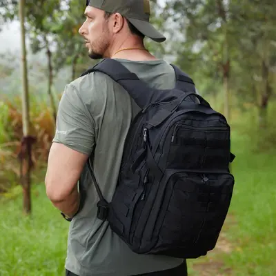 25L camouflage tactical backpack, military style