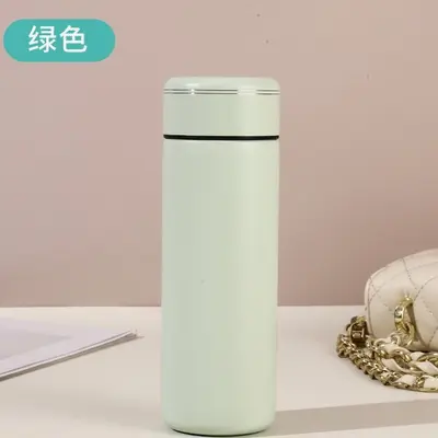 Mini Temperature Display Stainless Steel Insulated Cup, Portable Pocket Size - 11