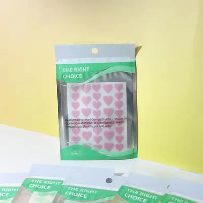 Heart Pattern Hydrocolloid Acne Patch for Day and Night Use - 11