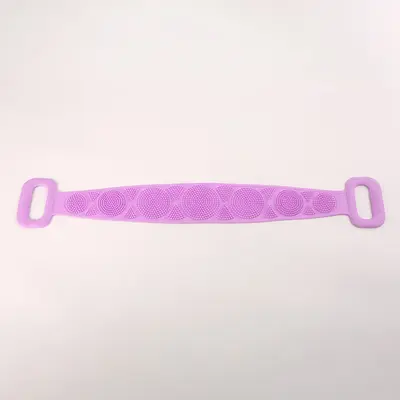 Sırt ovma için silikon banyo havlusu, sırt ovma için uzun şerit banyo aleti, erkekler ve kadınlar için güçlü çift taraflı peeling havlusu. - 9